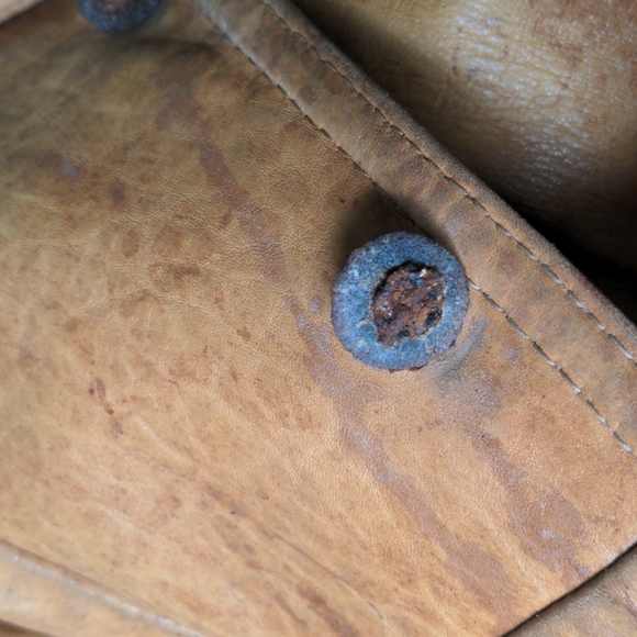 100% Old Leather Gary Gordon by Julius & Sons Leather Jacket - Picture 6 of 11